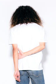 Logo  Short Sleeve Shirt- WHITE