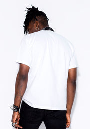 Logo  Short Sleeve Shirt - WHITE