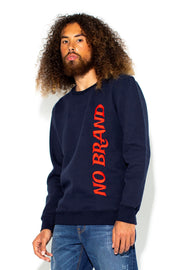 men's  embroidered No Brand logo sweatshirt.This cool sweatshirt gives you a stylish, comfortable fit and feel. 