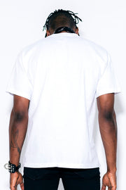 Box Logo  Short Sleeve Shirt- WHITE